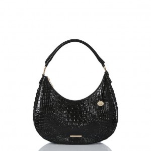 Black Women's Brahmin Bekka Shoulder Bags | 7201XZIHA