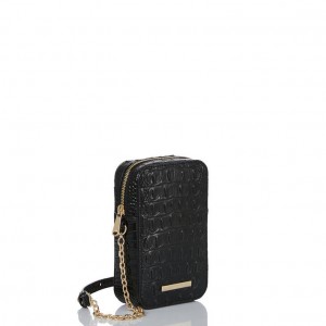 Black Women's Brahmin Cassia Crossbody Bags | 0371KGQBE