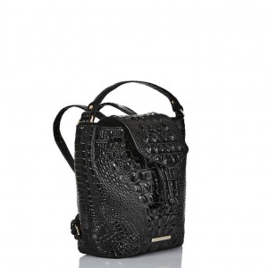 Black Women's Brahmin Kendall Backpacks | 7201VUJNF