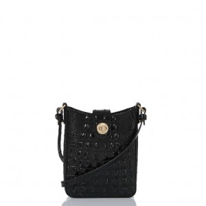 Black Women's Brahmin Marley Crossbody Bags | 5243VHCTF