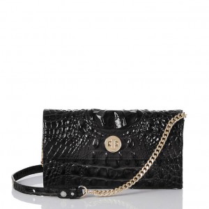 Black Women's Brahmin Polina Crossbody Bags | 9803KFVRI