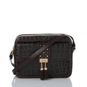 Black Women's Brahmin Shea Crossbody Bags | 6078DFXJG