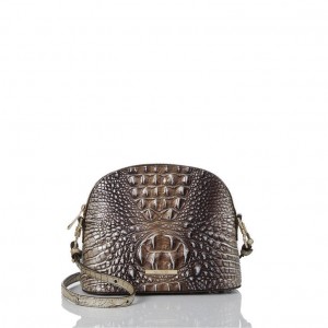 Black Women's Brahmin Small Georgina Crossbody Bags | 5718NALJI