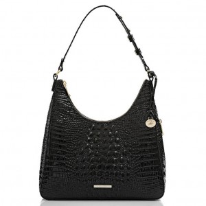 Black Women's Brahmin Tabitha Shoulder Bags | 5417RKDPI