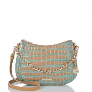 Blue Women's Brahmin Mod Shayna Crossbody Bags | 7423XFDMQ