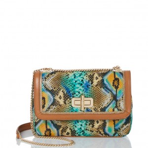 Blue Women's Brahmin Rosalie Crossbody Bags | 3827CQHUO