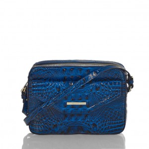 Blue Women's Brahmin Shea Crossbody Bags | 0567ZCYMP