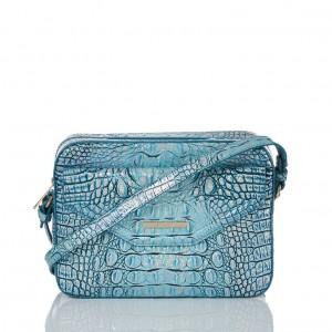 Blue Women's Brahmin Shea Crossbody Bags | 6817DJPCL