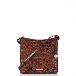 Brown Women's Brahmin Katie Crossbody Bags | 5612XTGUM