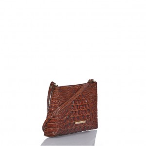 Brown Women's Brahmin Lorelei Shoulder Bags | 9540TGZNW