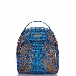 Deep AZURE Women's Brahmin Chelcy Backpacks | 7296SWVHM