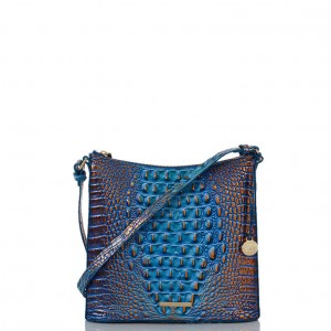 Deep AZURE Women's Brahmin Katie Crossbody Bags | 8067GRASF