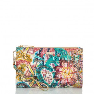 Multicolor Women's Brahmin Daisy Clutch Bags | 4861XJMQH