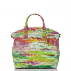 Multicolor Women's Brahmin Large Duxbury Satchel Bags | 8362EBANV