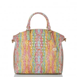 Multicolor Women's Brahmin Large Duxbury Satchel Bags | 3928SUGDK