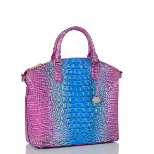 Multicolor Women's Brahmin Large Duxbury Satchel Bags | 1820EYBVI