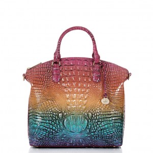 Multicolor Women's Brahmin Large Duxbury Satchel Bags | 5648WXCSP