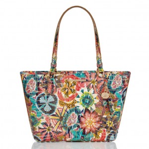 Multicolor Women's Brahmin Medium Asher Tote Bags | 1048QRAEB