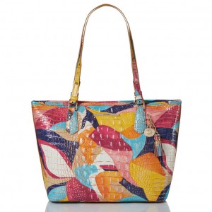 Multicolor Women's Brahmin Medium Asher Tote Bags | 9764LWIKE