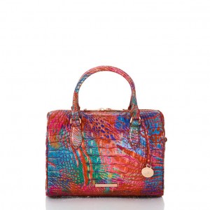 Multicolor Women's Brahmin Stacy Satchel Bags | 7643ZMCEG