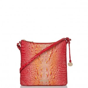 Orange Women's Brahmin Katie Crossbody Bags | 6092IJYXP