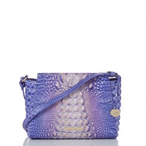 Purple Women's Brahmin Hillary Crossbody Bags | 2386QIJES