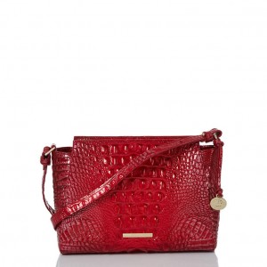 Red Women's Brahmin Hillary Crossbody Bags | 2356YIMSG