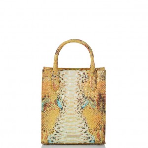 Yellow Women's Brahmin Moira Tote Bags | 8620VSCTF