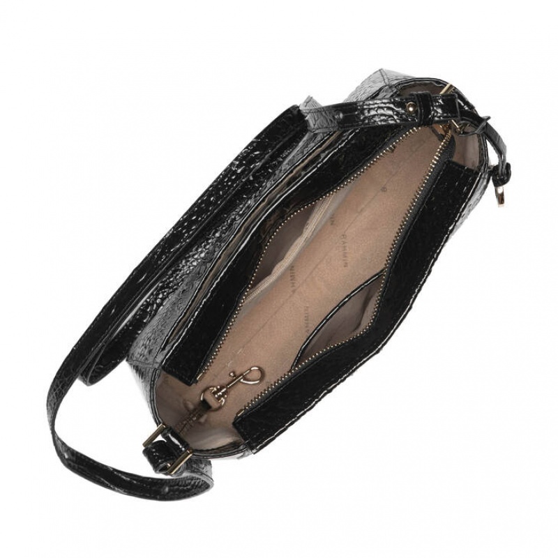 Black Women's Brahmin Hillary Crossbody Bags | 0673XHBJY