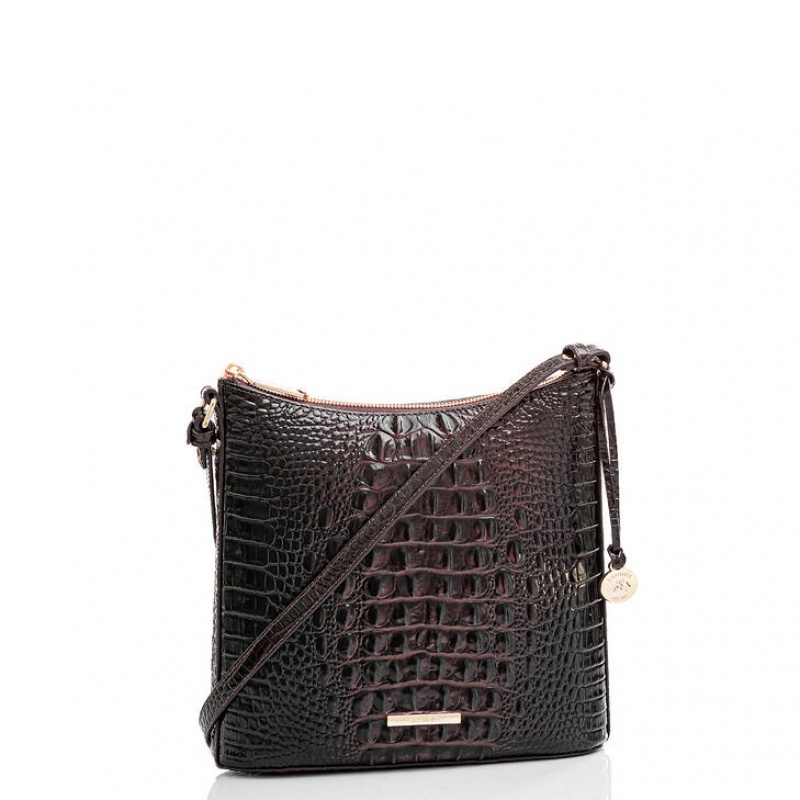 Black Women's Brahmin Katie Crossbody Bags | 9632FKXTR