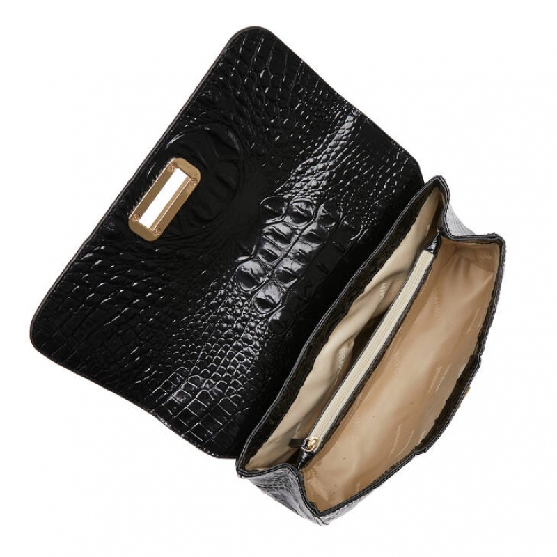 Black Women's Brahmin Rosalie Crossbody Bags | 7419YGPOL