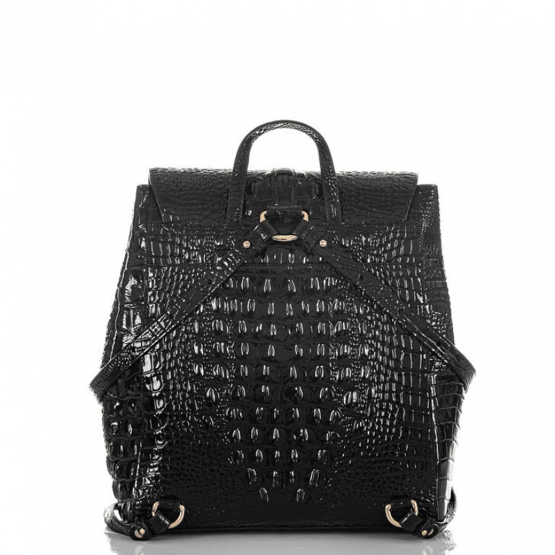 Black Women's Brahmin Sadie Backpacks | 9308YNERK