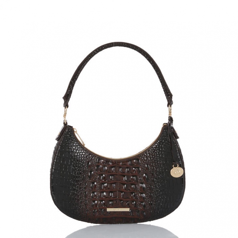 Black Women\'s Brahmin Small Bekka Shoulder Bags | 8147CGBRU