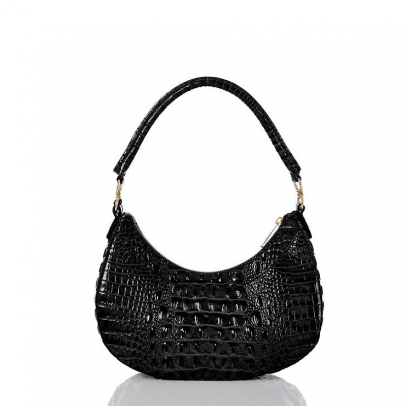 Black Women's Brahmin Small Bekka Shoulder Bags | 4016SVTMR