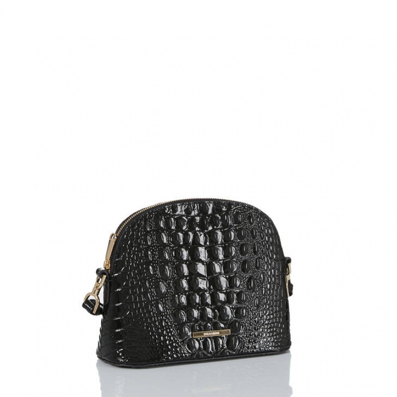 Black Women's Brahmin Small Georgina Crossbody Bags | 6437ANITD