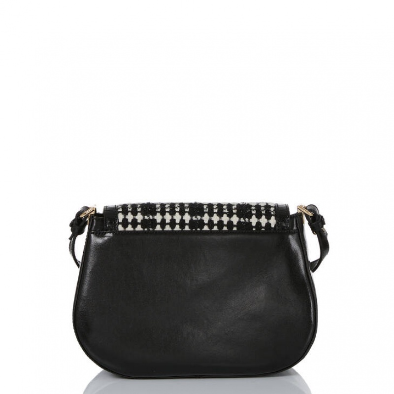 Black Women's Brahmin Small Nadine Crossbody Bags | 2467BGWIV