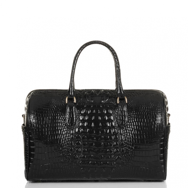 Black Women's Brahmin Spencer Travel Bags | 2547XBGRZ