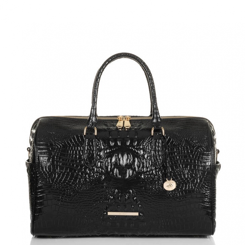 Black Women\'s Brahmin Spencer Travel Bags | 2547XBGRZ