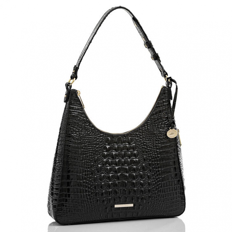 Black Women's Brahmin Tabitha Shoulder Bags | 5417RKDPI