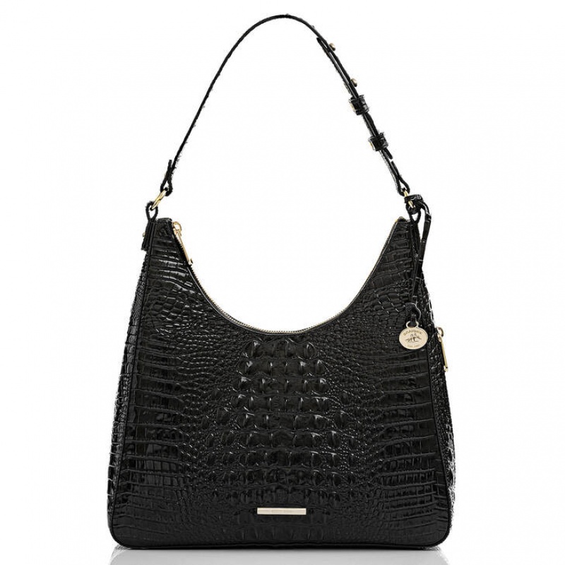 Black Women\'s Brahmin Tabitha Shoulder Bags | 5417RKDPI