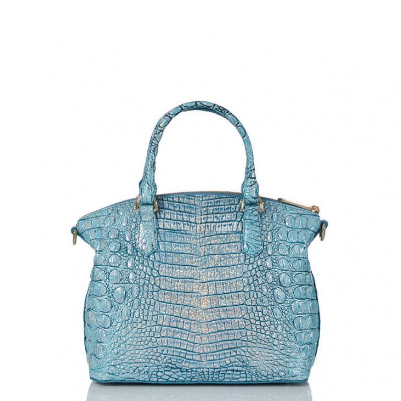 Blue Women's Brahmin Duxbury Satchel Bags | 7539QDKAZ