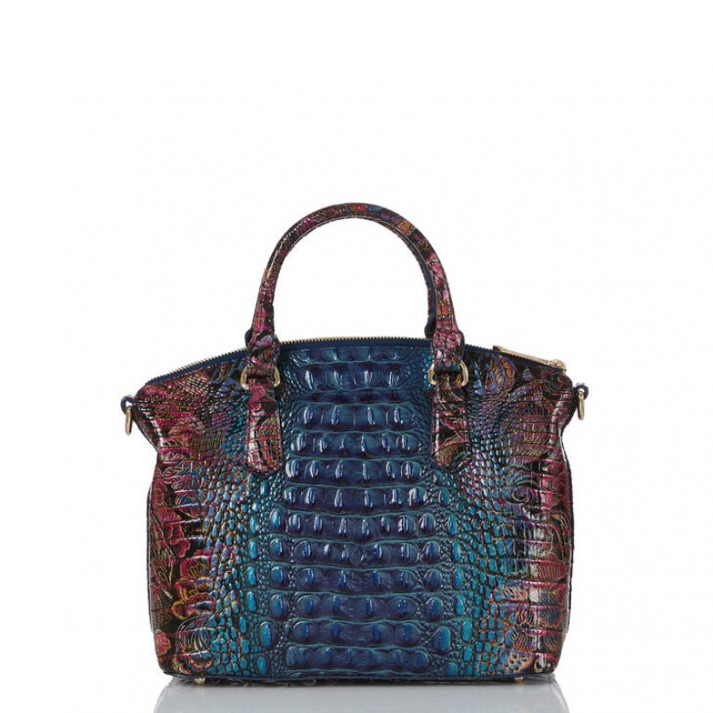 Blue Women's Brahmin Duxbury Satchel Bags | 4803XQAYT