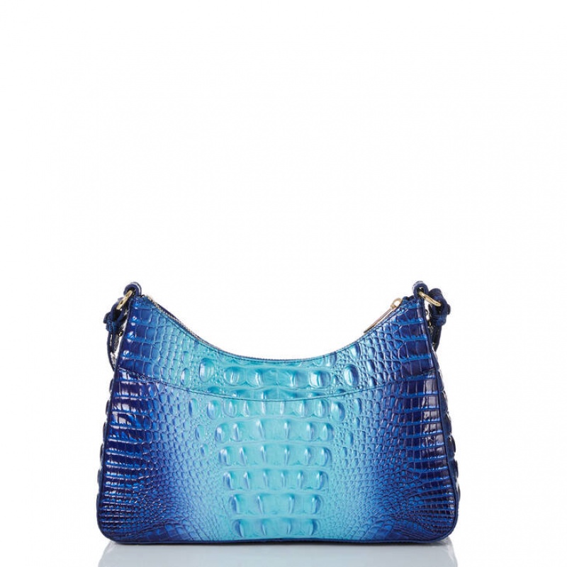 Blue Women's Brahmin Esme Shoulder Bags | 4375YDJZX