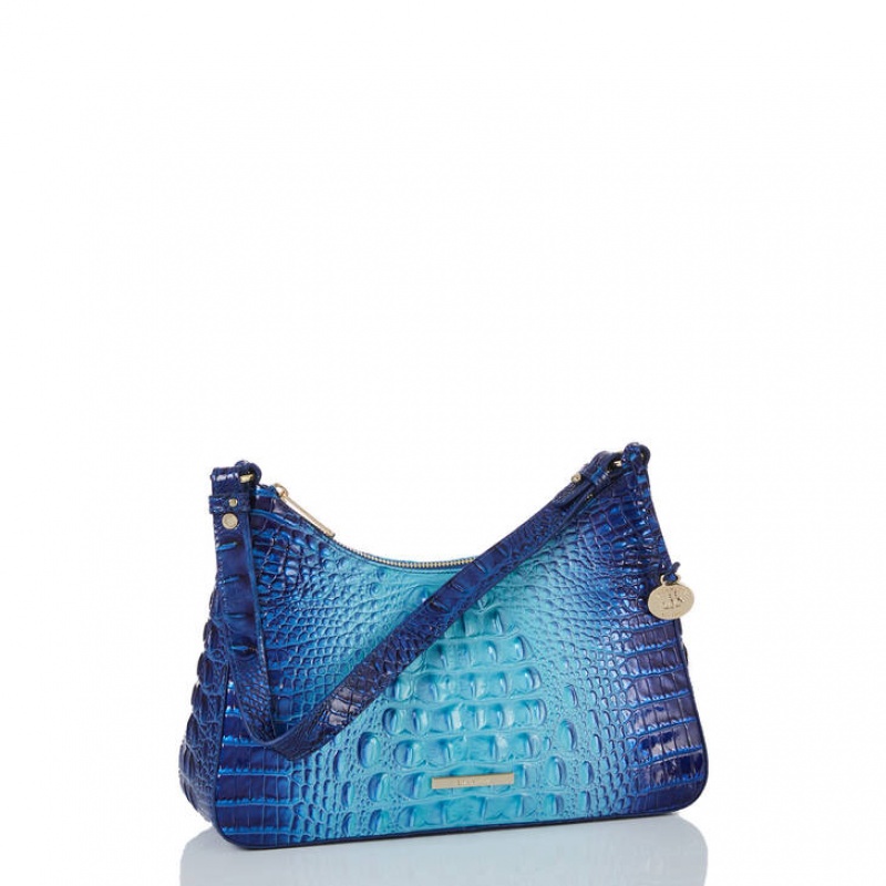 Blue Women\'s Brahmin Esme Shoulder Bags | 4375YDJZX