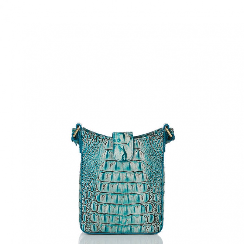 Blue Women's Brahmin Marley Crossbody Bags | 5314QRKXF