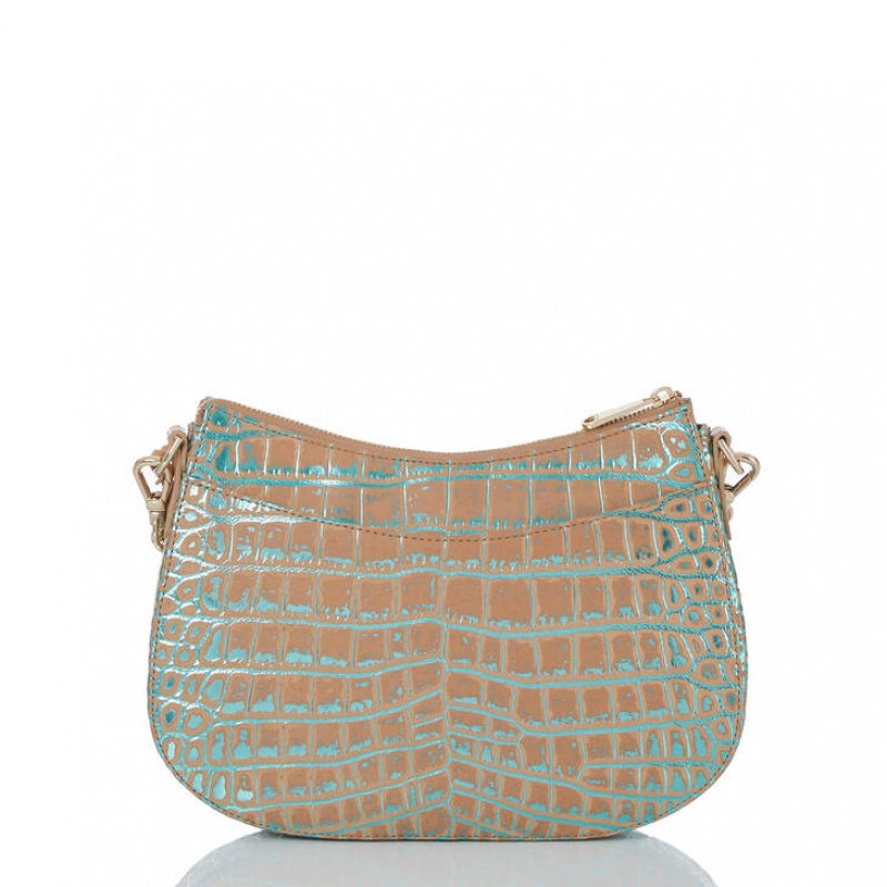 Blue Women's Brahmin Mod Shayna Crossbody Bags | 7423XFDMQ