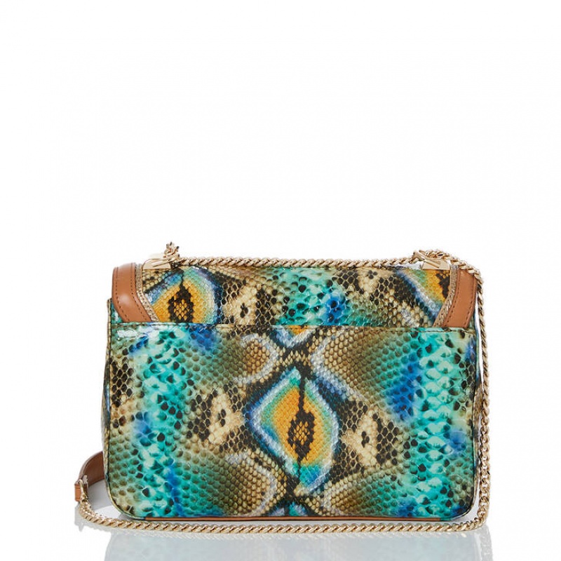 Blue Women's Brahmin Rosalie Crossbody Bags | 3827CQHUO