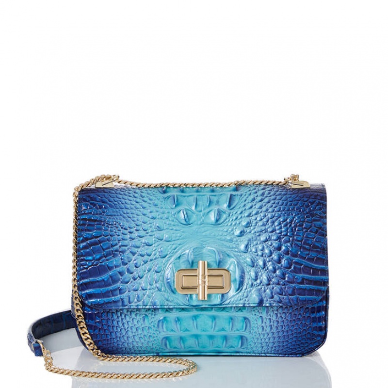 Blue Women\'s Brahmin Rosalie Crossbody Bags | 9825FGKSN