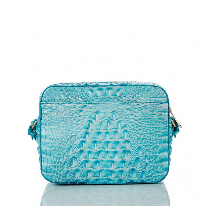 Blue Women's Brahmin Shea Crossbody Bags | 4785NEOPC