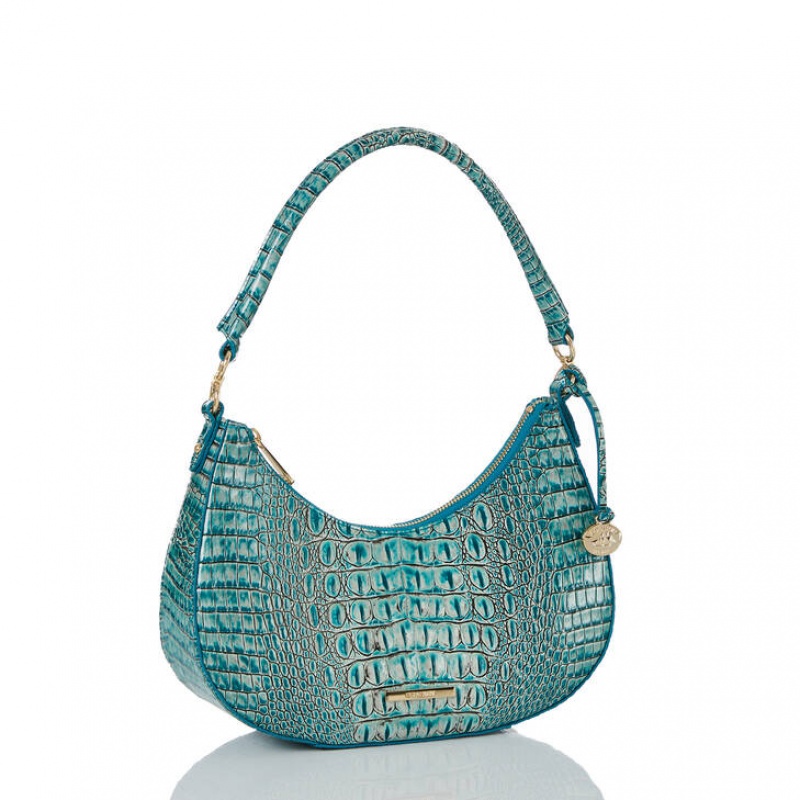 Blue Women\'s Brahmin Small Bekka Shoulder Bags | 2346COFAH